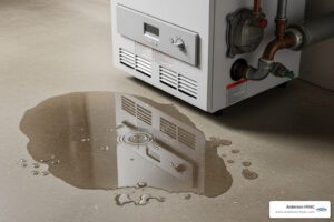 boiler leaking water