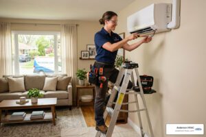 install heating