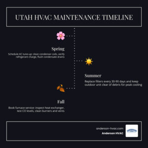 hvac maintenance frequency for northern utah homes