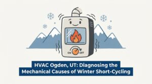 HVAC Ogden, UT: Diagnosing the Mechanical Causes of Winter Short-Cycling — featured image