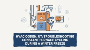 HVAC Ogden, UT: Troubleshooting Constant Furnace Cycling During a Winter Freeze — featured image