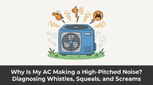Why Is My AC Making a High-Pitched Noise? Diagnosing Whistles, Squeals, and Screams — featured image
