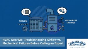 HVAC Near Me: Troubleshooting Airflow vs. Mechanical Failures Before Calling an Expert — featured image