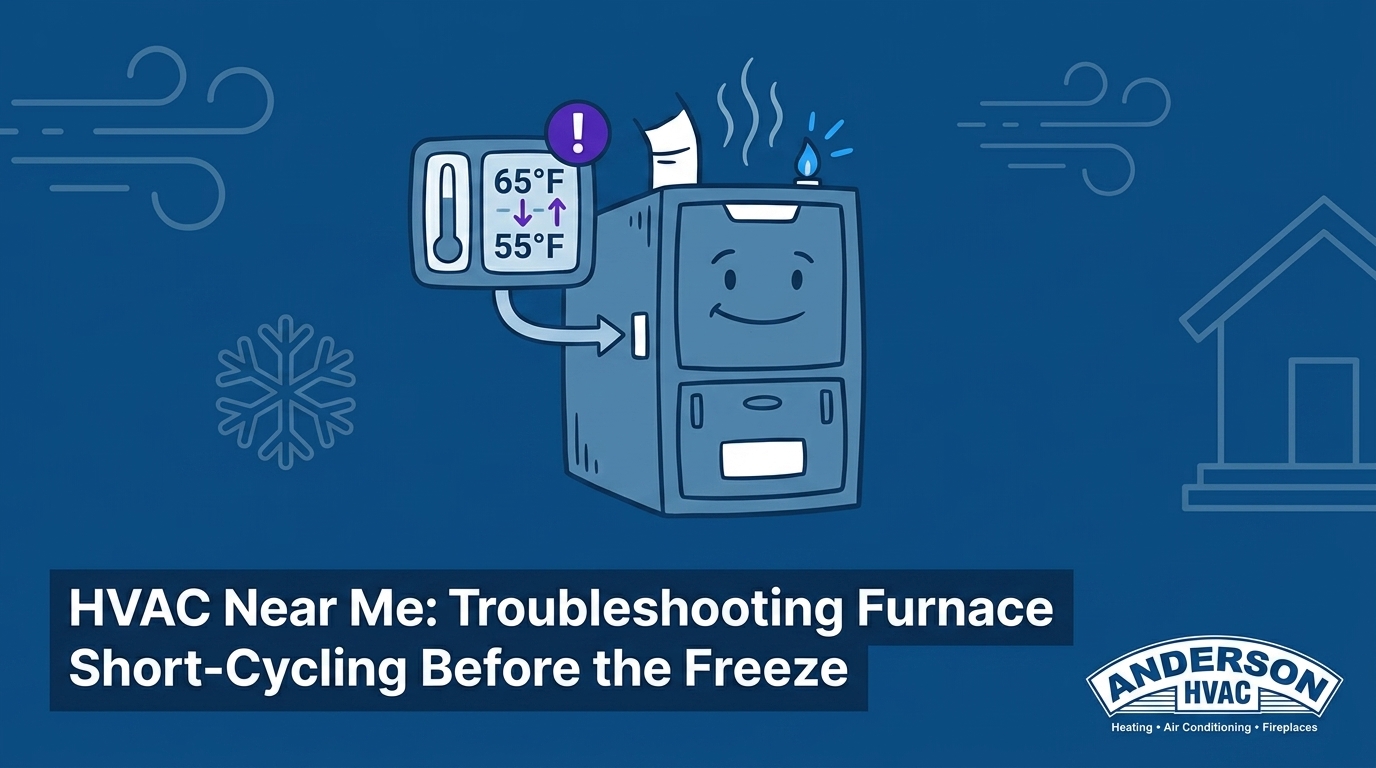 HVAC Near Me: Troubleshooting Furnace Short-Cycling Before the Freeze — featured image