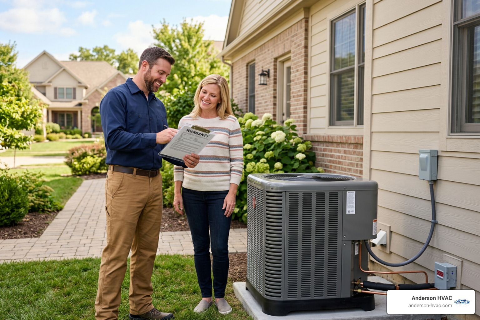 choosing an hvac provider with a warranty on all services