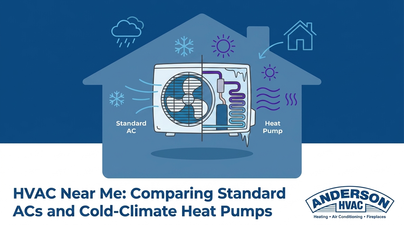 HVAC Near Me: Comparing Standard ACs and Cold-Climate Heat Pumps — featured image