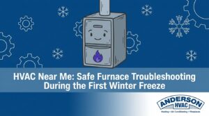 HVAC Near Me: Safe Furnace Troubleshooting During the First Winter Freeze — featured image