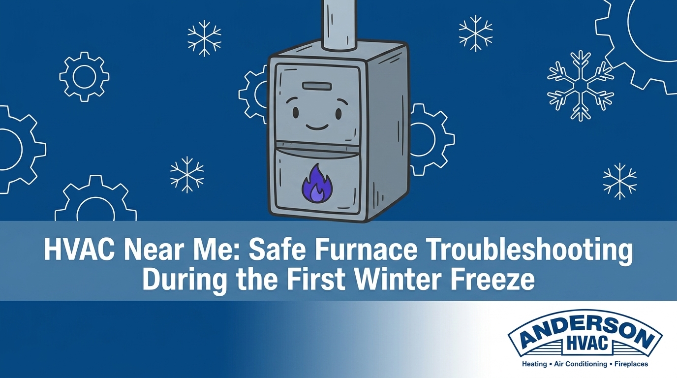 HVAC Blog 7 HVAC Near Me: Safe Furnace Troubleshooting During the First Winter Freeze — featured image