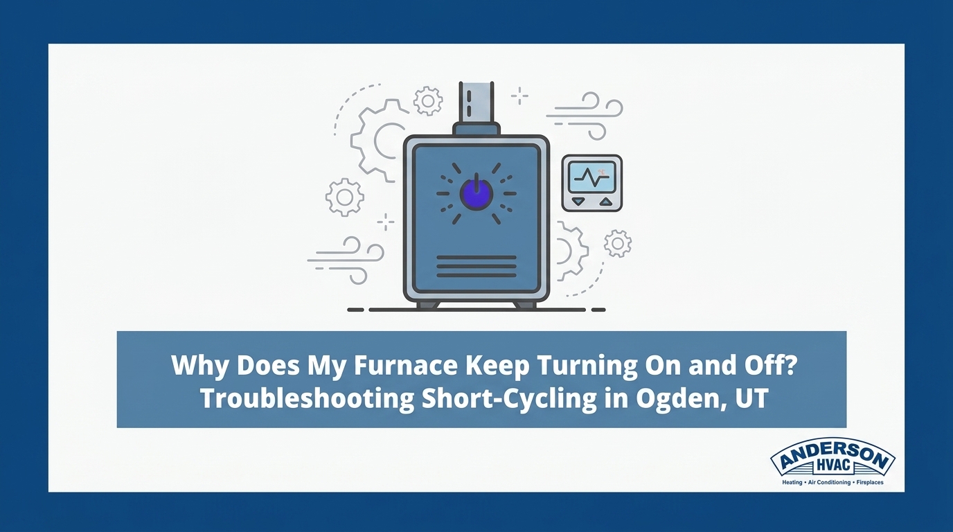 HVAC Blog 8 Why Does My Furnace Keep Turning On and Off? Troubleshooting Short-Cycling in Ogden, UT — featured image