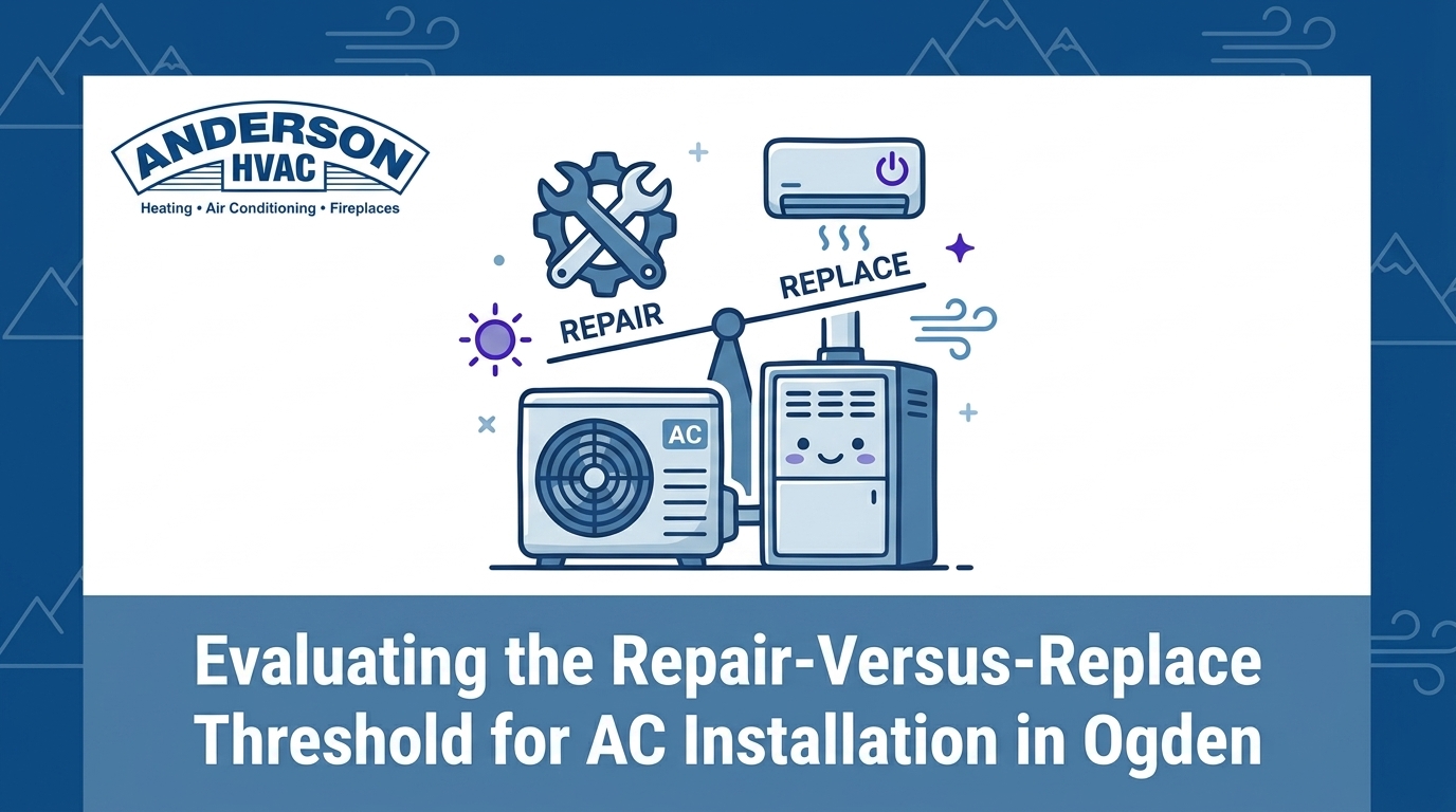 HVAC Blog 6 Evaluating the Repair-Versus-Replace Threshold for AC Installation in Ogden — featured image