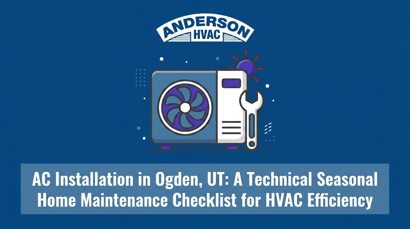 HVAC Blog 6 AC Installation in Ogden, UT: A Technical Seasonal Home Maintenance Checklist for HVAC Efficiency — featured image