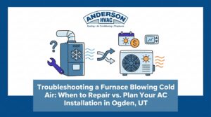 Troubleshooting a Furnace Blowing Cold Air: When to Repair vs. Plan Your AC Installation in Ogden, UT &mdash; featured image